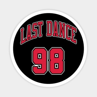 Last Dance 98 Bulls Magnet